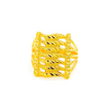 Regal Timeless Glowing 22k Gold Ring