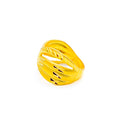 Versatile Adorned Golden Elegant 22k Gold Ring