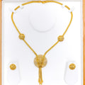 exquisite-flower-rope-22k-gold-necklace-set