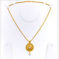intricate-meenakari-22k-gold-pearl-pendant