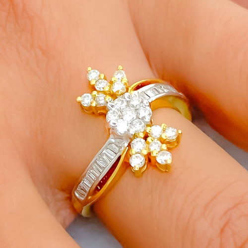 two-tone-flower-diamond-18k-gold-ring