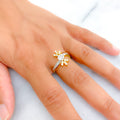 two-tone-flower-diamond-18k-gold-ring