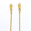 Shimmering Charmed 22K Gold Anklet Pair