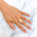 glamorous-dressy-flower-18k-gold-diamond-statement-ring