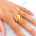 eclectic-opulent-beautiful-18k-gold-diamond-statement-ring