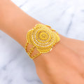 Gorgeous Dressy 22k Gold Statement Bracelet 