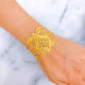 Distinctive Priceless 22k Gold Statement Bracelet 