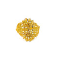 Graceful Netted Floral 22K Gold Ring