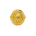 Luxurious Alluring Mandala 22K Gold Ring