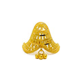 Eclectic Tasseled Vanki 22K Gold Ring
