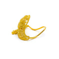 Eclectic Tasseled Vanki 22K Gold Ring