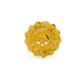 Floral Vintage Charm 22K Gold Ring