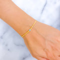 dainty-colorful-21k-gold-bracelet