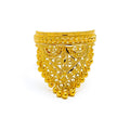 Traditional Tassel Adorned 22K Gold Ring