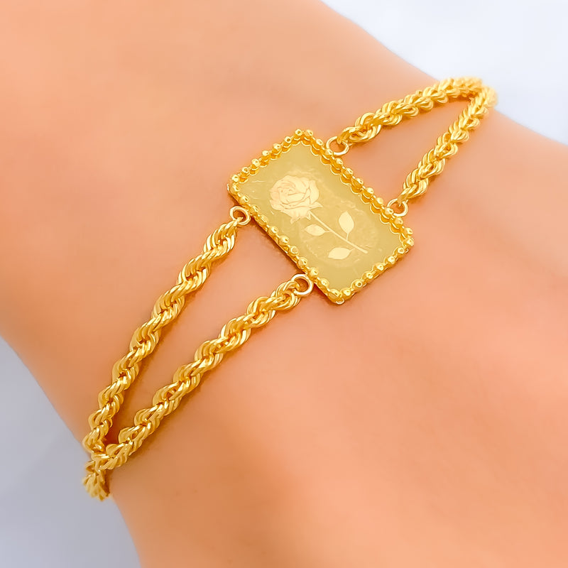 dazzling-flower-21k-gold-bracelet