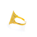 Artistic Impeccable 22K Gold Netted Ring