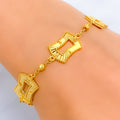 decorative-classy-21k-gold-bracelet