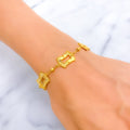 decorative-classy-21k-gold-bracelet