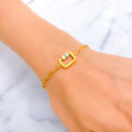 trendy-unique-21k-gold-bracelet