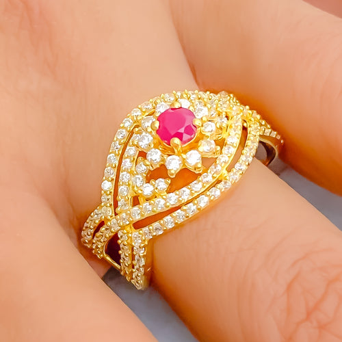 radiant-chic-22k-gold-cz-statement-ring