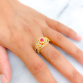 radiant-chic-22k-gold-cz-statement-ring