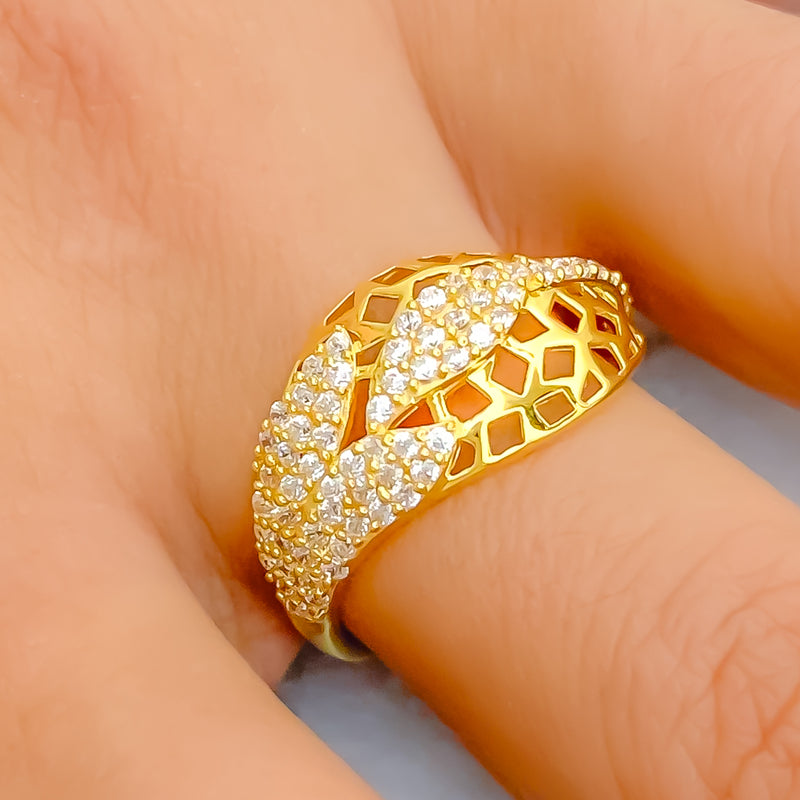 charming-flowing-22k-gold-cz-statement-ring