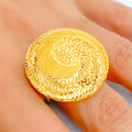 Marvelous Spiral 21k Gold Ring