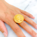 Marvelous Spiral 21k Gold Ring