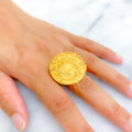 Intricate Detailed 21k Gold Ring