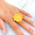 Beautiful Flower 21k Gold Ring