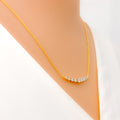 Luscious Lovely Diamond + 18k Gold Necklace 