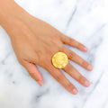 Twinkling Classy 21k Gold Ring