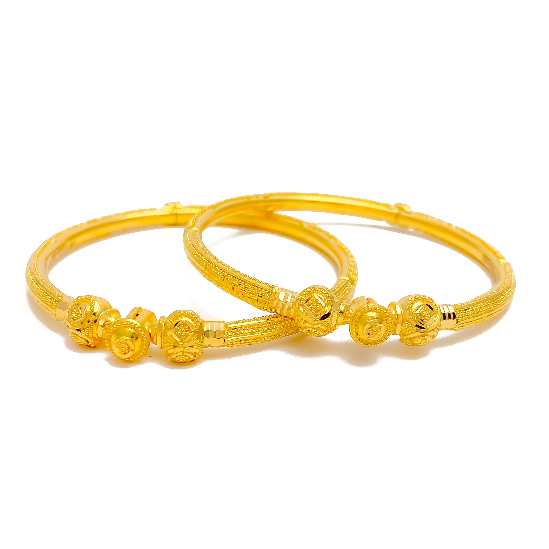 22K Yellow Gold Link peace Graceful Baby Bracelet, 3.3 grams – Virani  Jewelers