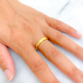 Delicate Delightful 18K Gold + Diamond Ring 