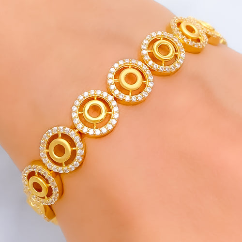 dazzling-round-22k-gold-cz-bracelet