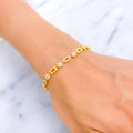 dainty-flower-22k-gold-cz-bracelet