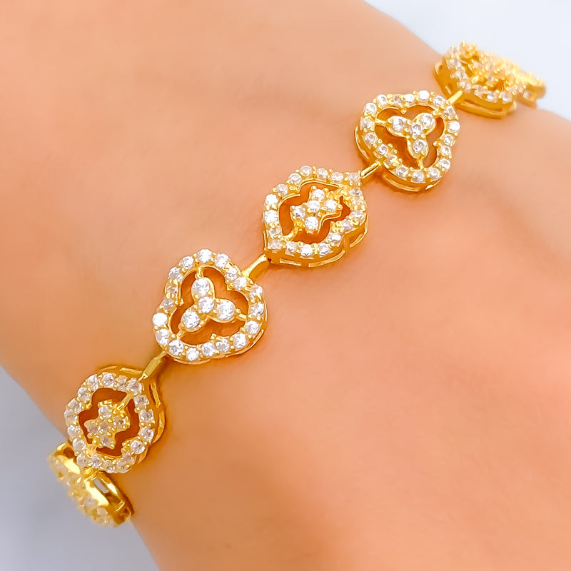 shimmering-lush-22k-gold-cz-bracelet