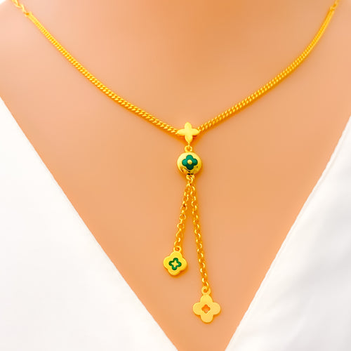 Eternal Radiant 21k Gold Necklace 