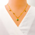 Vintage Charm 21k Gold Necklace 