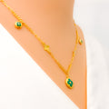 Vintage Charm 21k Gold Necklace 