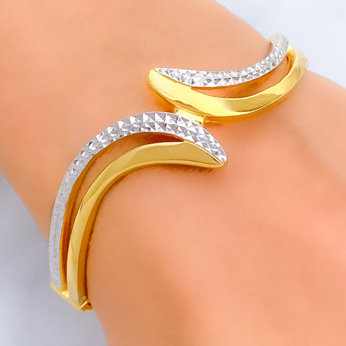 Timeless Classy 22k Gold Bangle Bracelet 