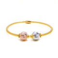 Glistening Bright 22k Gold Bangle Bracelet