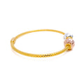 Glistening Bright 22k Gold Bangle Bracelet