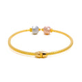 Glistening Bright 22k Gold Bangle Bracelet