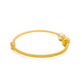 Gorgeous Graceful 22k Gold Bangle Bracelet