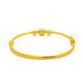 Radiant Graceful 22k Gold Bangle Bracelet