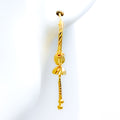 lovely-dangling-22k-gold-hoop-earrings