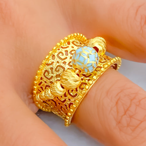 captivating-enamel-21k-gold-ring