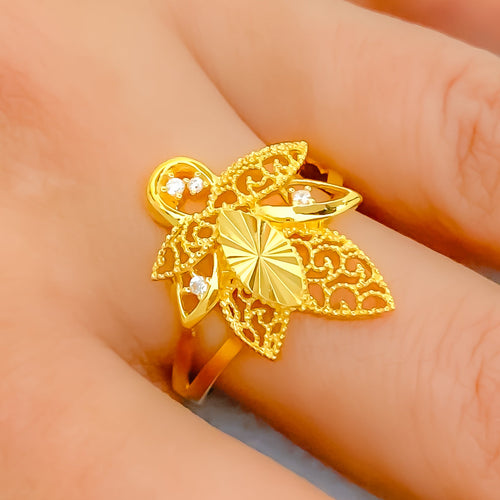 22k-gold-radiant-upscale-filigree-leaf-ring