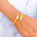 stylish-dapper-21k-gold-bangle-bracelet